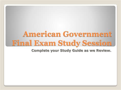 american government final exam review answers 2013 Kindle Editon