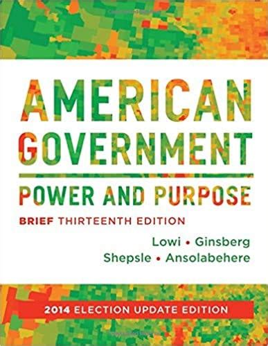 american government power purpose 2014 election update Doc