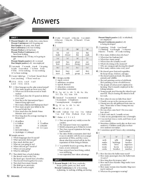 american headway 4 workbook answer key Doc