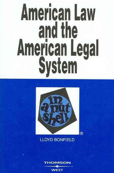american law and the american legal system in a nutshell Kindle Editon