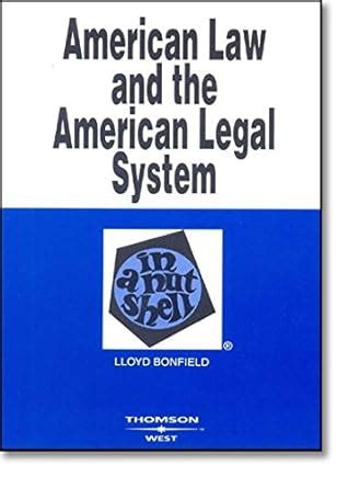 american law and the american legal system in a nutshell Kindle Editon