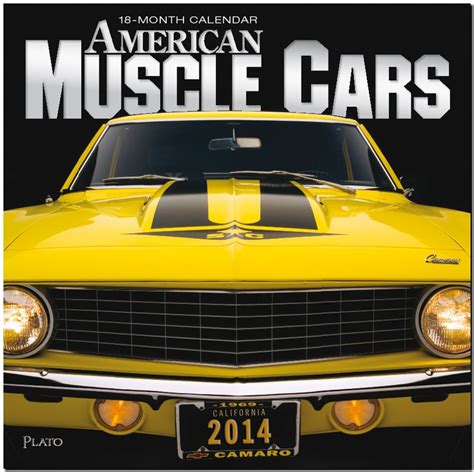 american muscle cars 2014 square 12x12 plato Kindle Editon