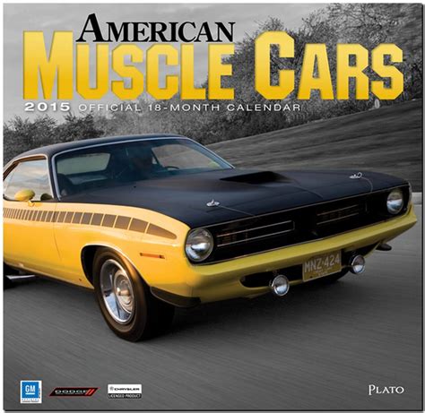 american muscle cars 2015 square 12x12 plato Kindle Editon