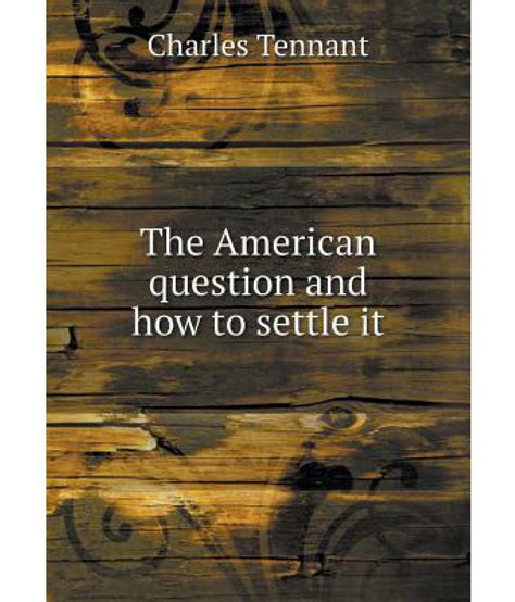 american question settle classic reprint Reader