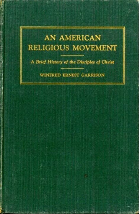 american religious movement history disciples PDF