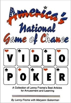 americas national game of chance video poker Epub