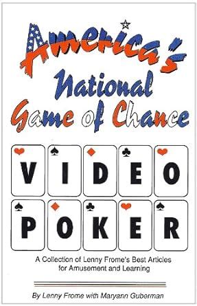 americas national game of chance video poker Epub