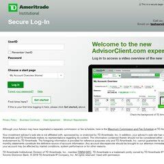 ameritrade advisor client login