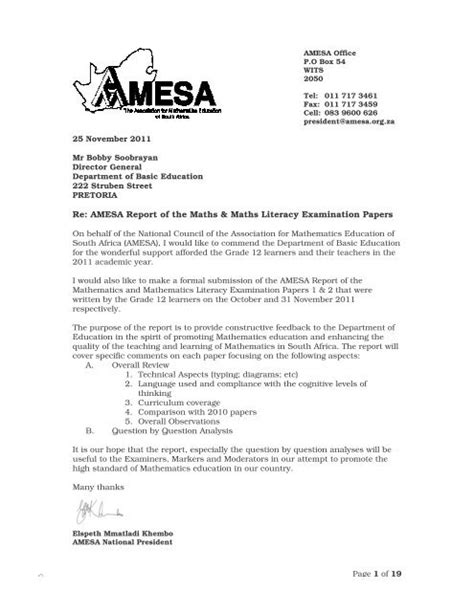 amesa maths past papers 2013 PDF