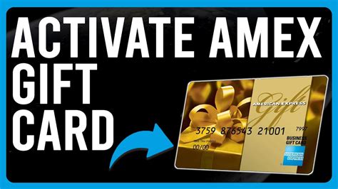 amex gift card/activate