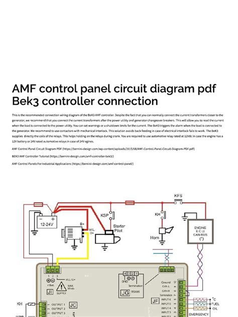 amf controller circuit diagram pdf Doc