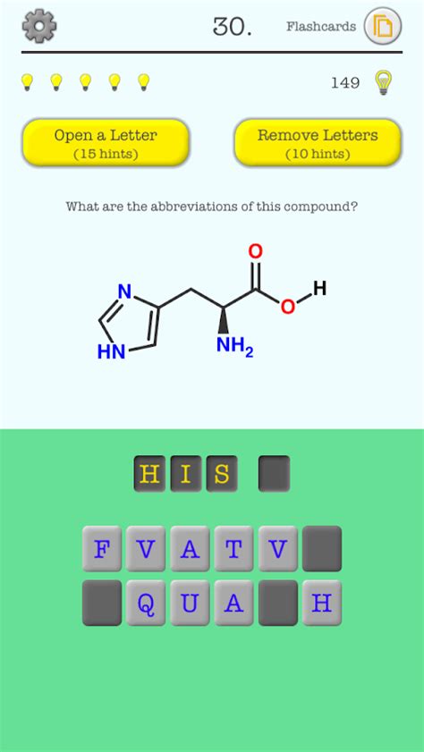 amino acids quiz game