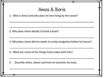 amos and boris activities Kindle Editon