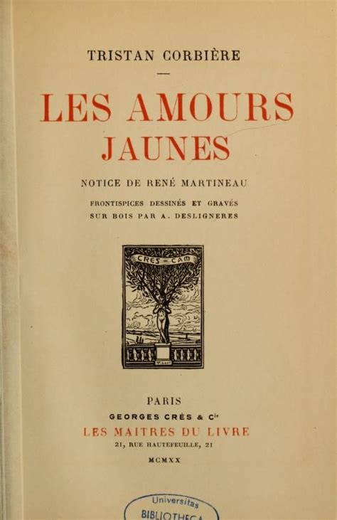 amours jaunes tristan corbiere 1845 1875 PDF