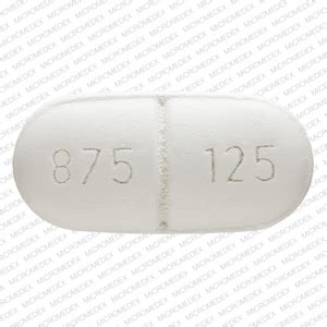 amoxicillin-clavulanate 875-125 mg per tablet