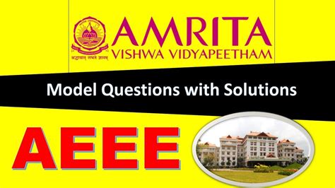 amrita university entrance exam model question paper Doc