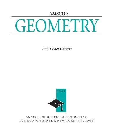 amsco geometry online textbook answer key Reader