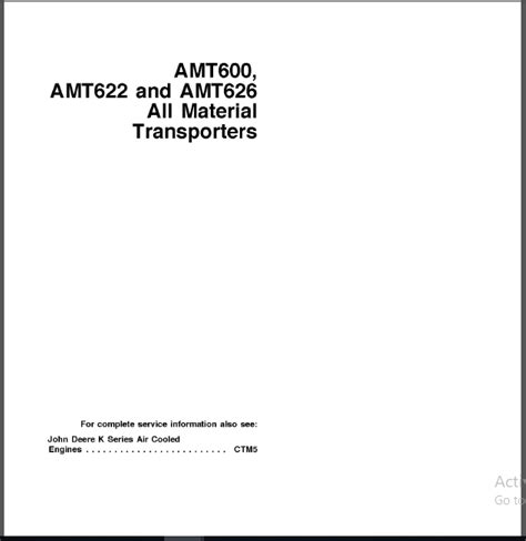 amt 626 manual pdf Epub