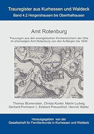 amt rotenburg trauregister kurhessen waldeck Doc