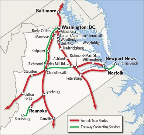 amtrak from washington dc to charlottesville va