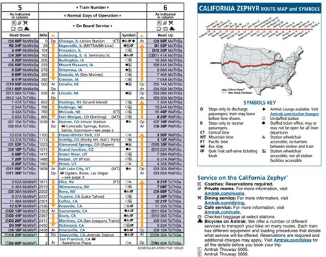 amtrak zephyr schedule Doc