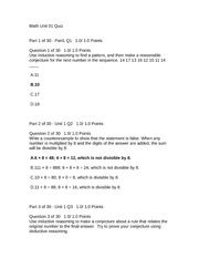 amu math125 quiz answers Ebook PDF