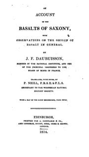 an account of basalts of saxony with Epub