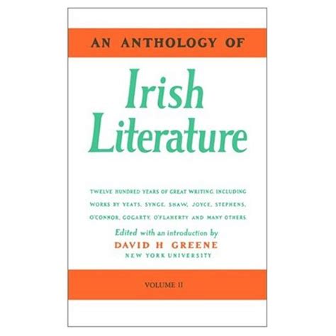 an anthology of irish literature 2 volume set PDF