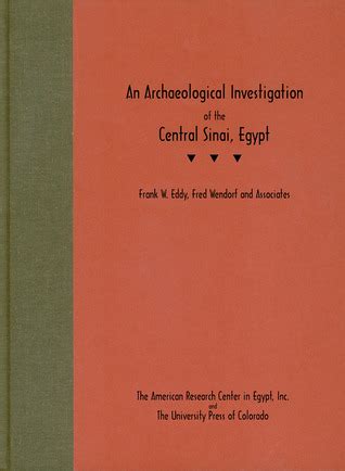 an archaeological investigation of the central sinai egypt Kindle Editon