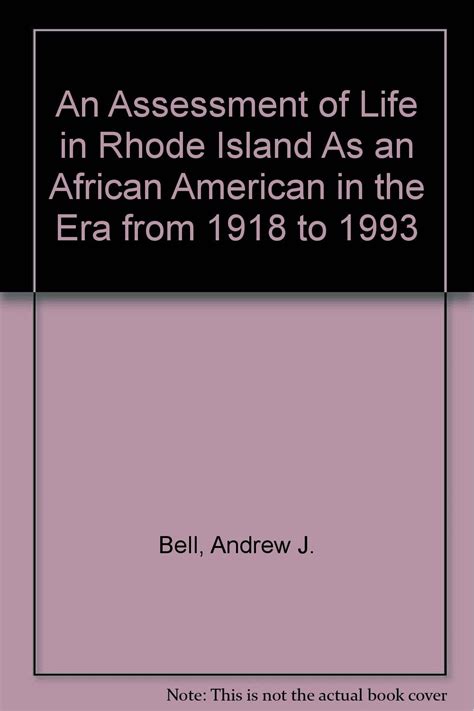 an assessment of life in rhode island as an african american in the era from 1918 to 1993 PDF