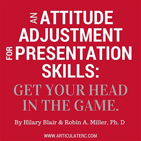 an attitude adjustment for presentation skills get your head in the game Epub