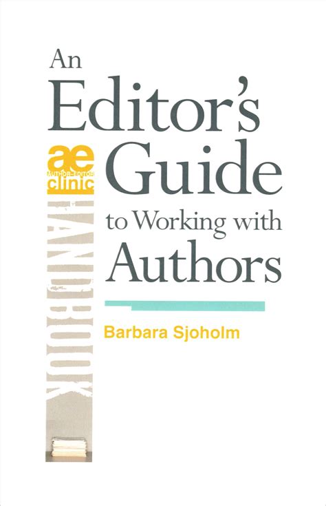 an editors guide to working with authors Epub