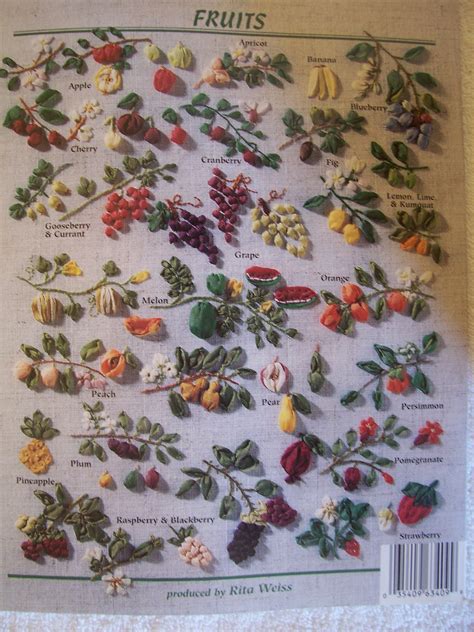 an encyclopedia of ribbon embroidery fruits vegetables and herbs Reader