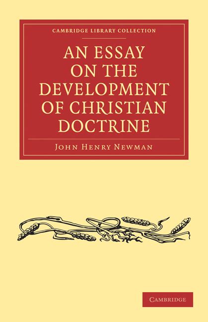 an essay on the development of christian doctrine PDF
