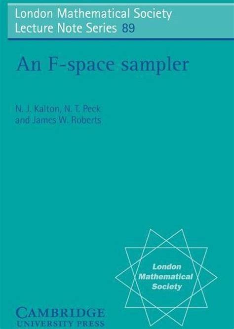 an f space sampler an f space sampler Doc