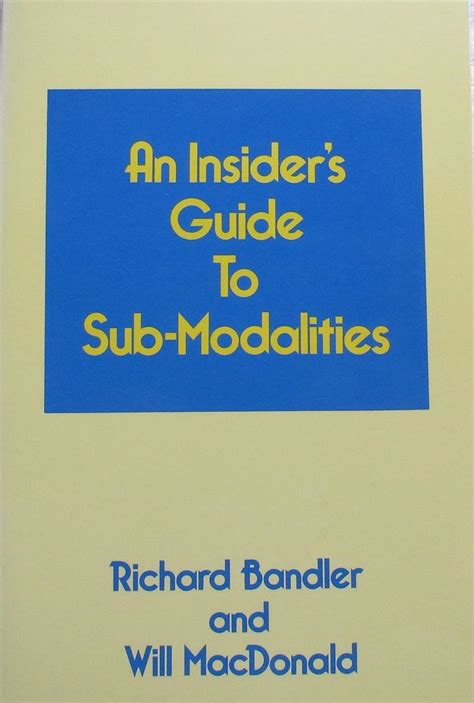 an insiders guide to sub modalities Kindle Editon