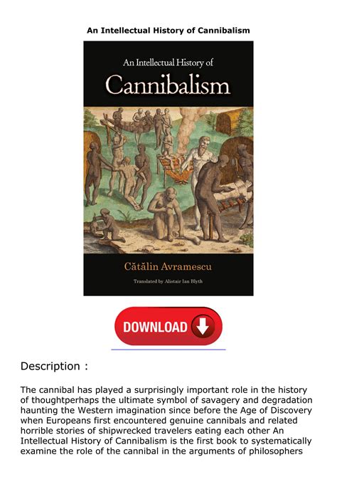 an intellectual history of cannibalism Kindle Editon