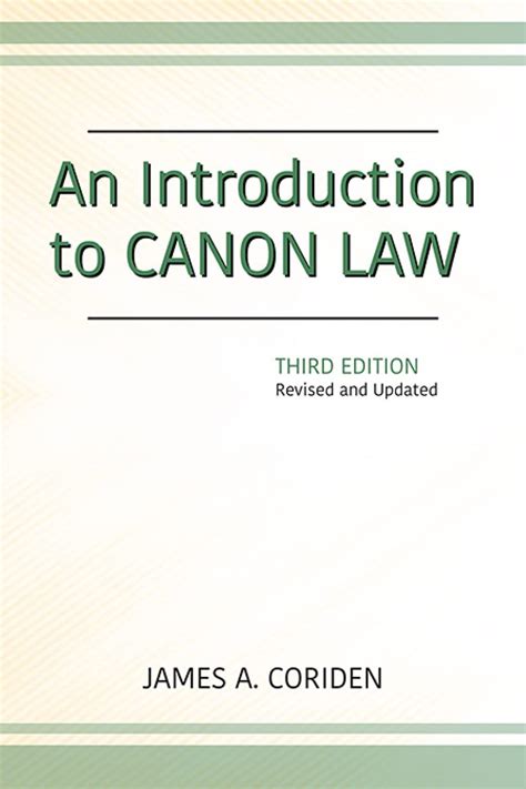 an introduction to canon law an introduction to canon law Doc