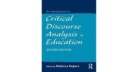 an introduction to critical discourse analysis in education Epub