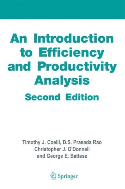 an introduction to efficiency and productivity analysis Doc