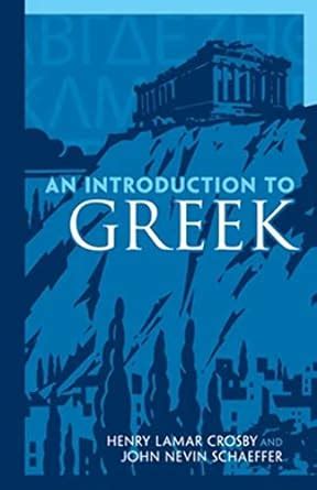 an introduction to greek dover language guides PDF