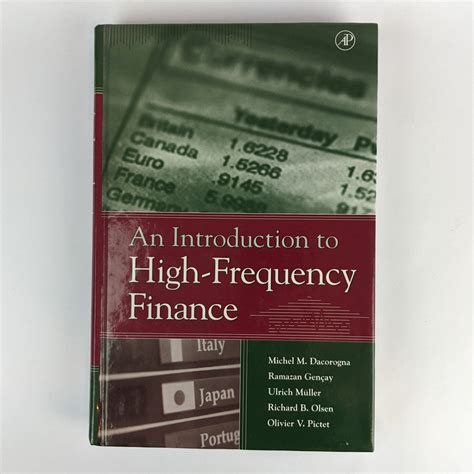 an introduction to high frequency finance Epub