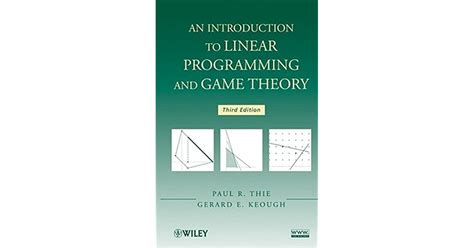 an introduction to linear programming and game theory solution manual Ebook PDF