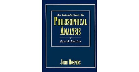 an introduction to philosophical analysis an introduction to philosophical analysis Reader