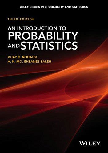 an introduction to probability and statistics PDF