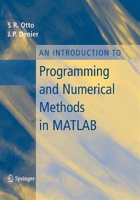 an introduction to programming and numerical methods in matlab Doc