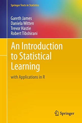 an introduction to statistical learning with applications in r springer texts in statistics PDF