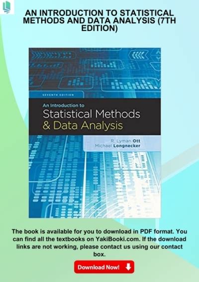 an introduction to statistical methods and data analysis Epub