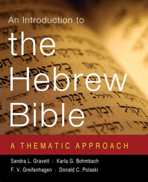 an introduction to the hebrew bible a thematic approach Epub