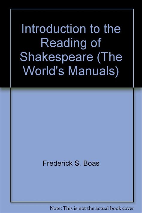 an introduction to the reading of shakespeare Epub